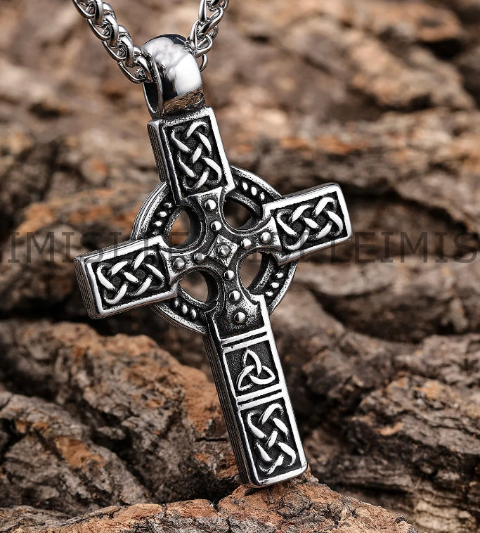 Celtic Cross in Stainless Steel