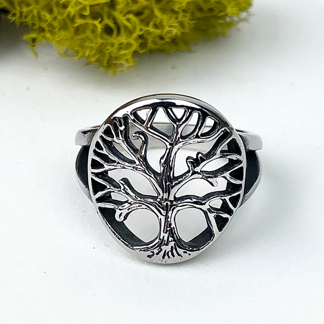 Woman's Tree of Life Women's Stainless Steel Ring