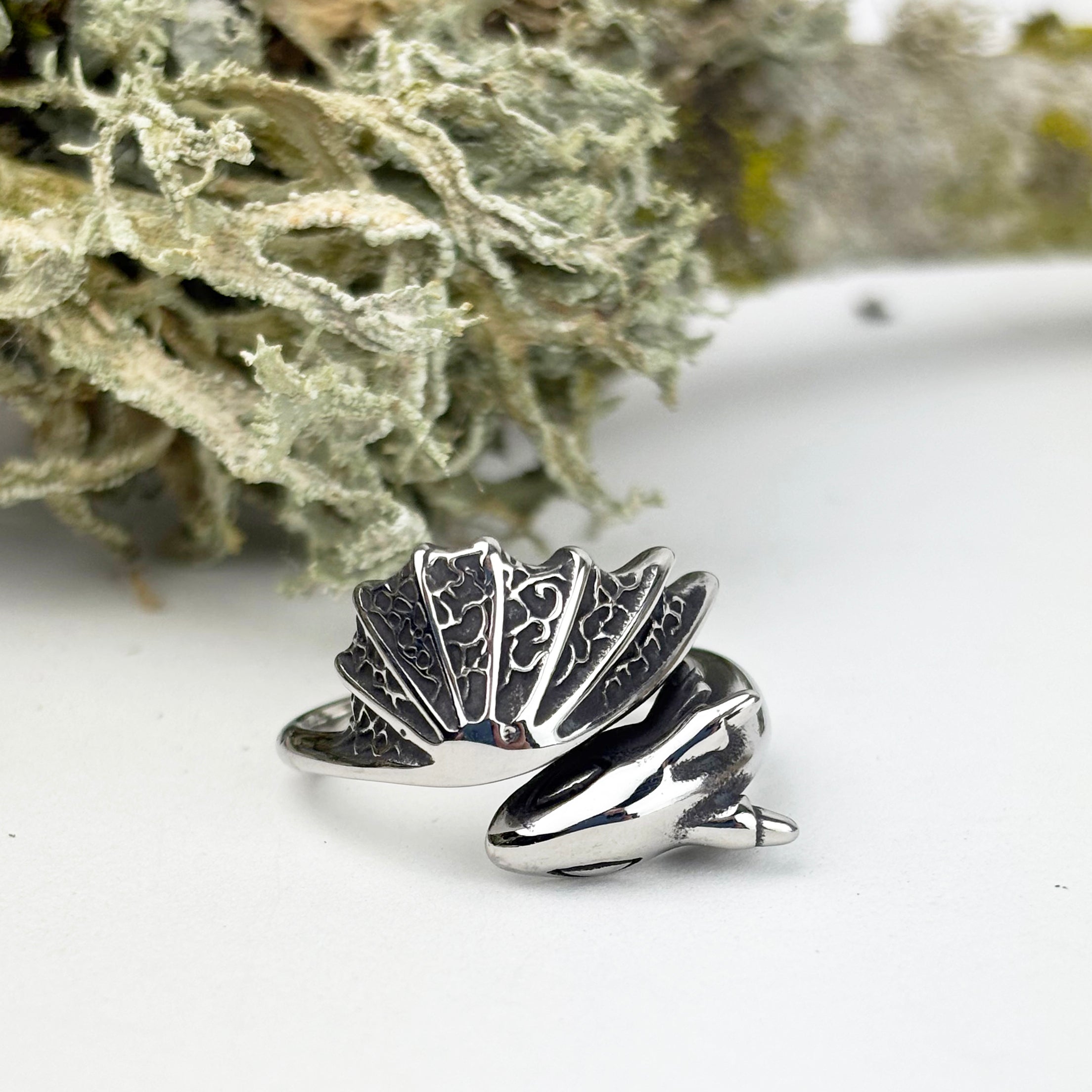 Sleeping Baby Dragon Ring