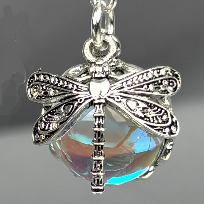 Dragonfly on Raindrop