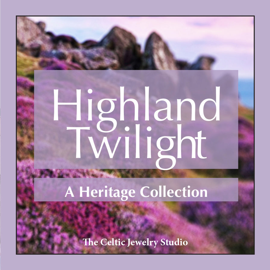 Highland Twilight Legend of the Scottish Thistle Pendant with Amethyst