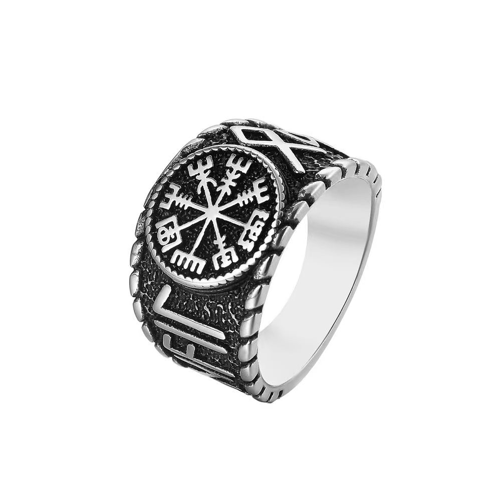 Viking Compass Ring