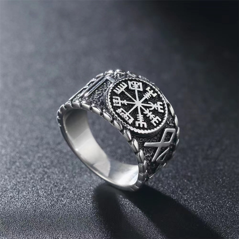 Viking Compass Ring