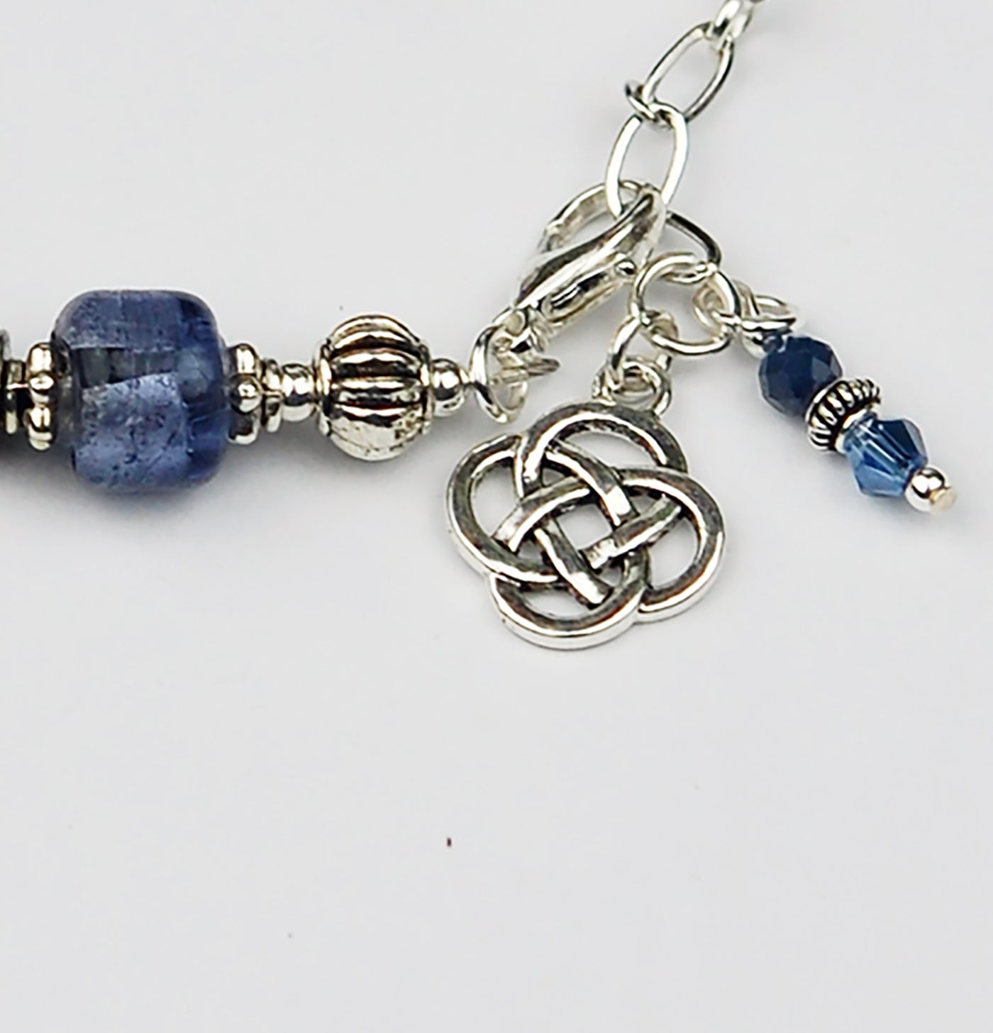 Celtic Symbols Bracelet with Sapphires