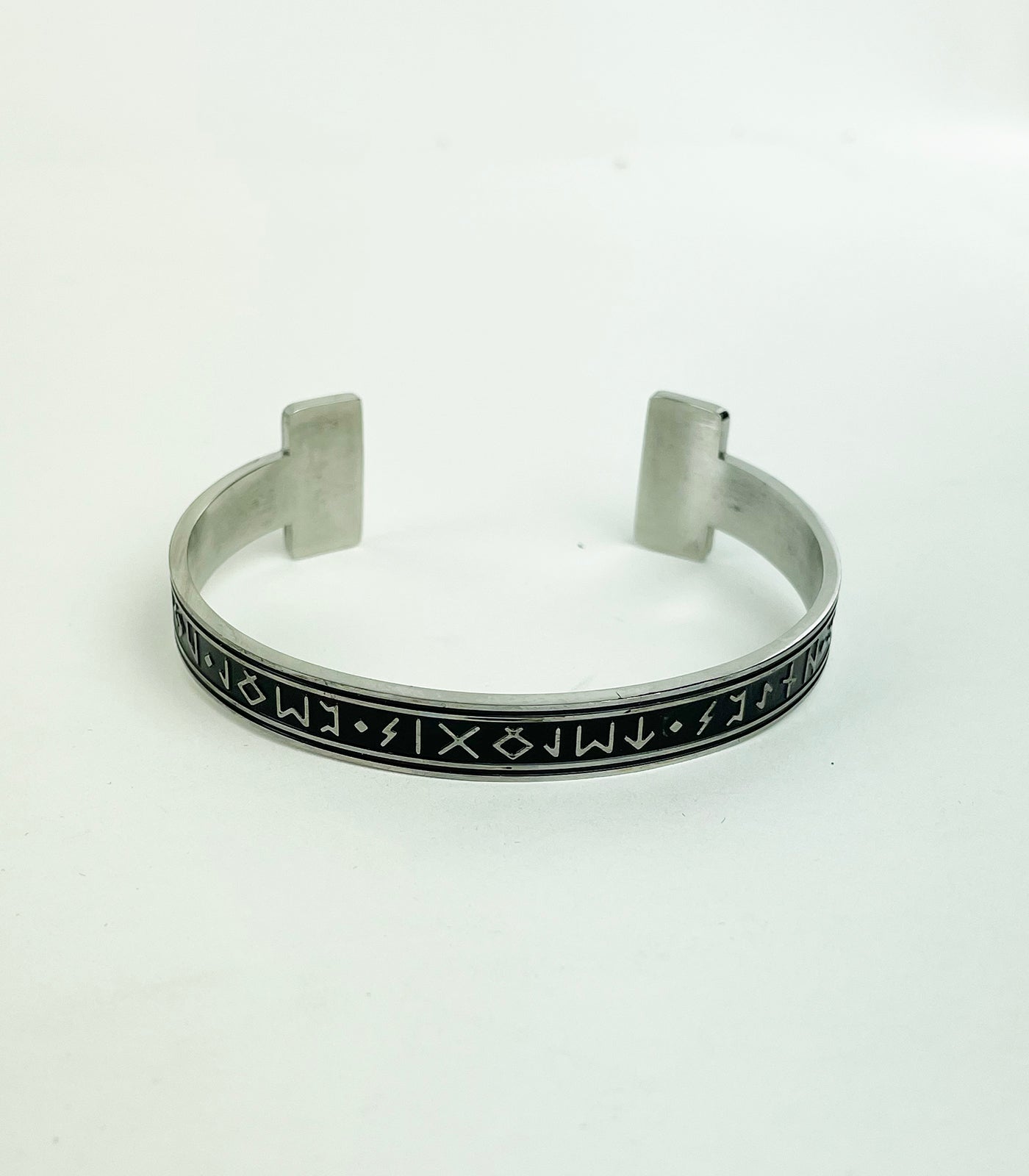 Men's Stainless Steel Celtic Torc Cuff Bracelet