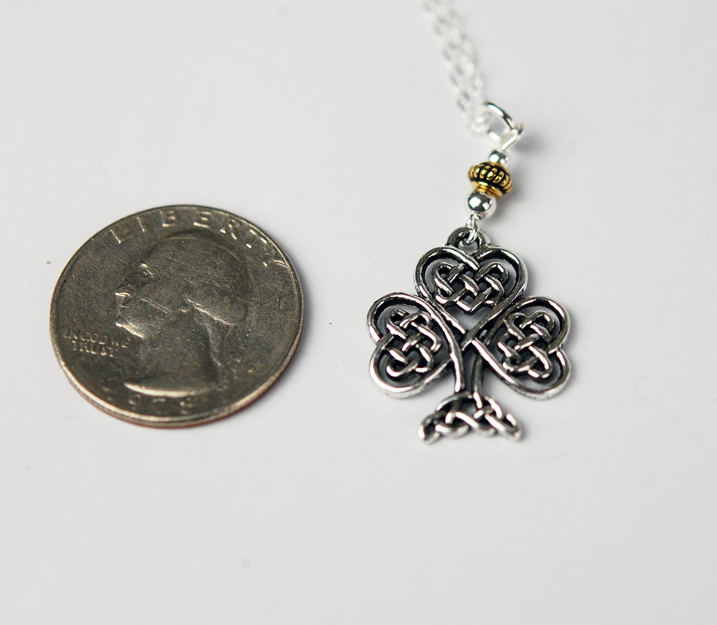 Two-tone Celtic Knot Shamrocks