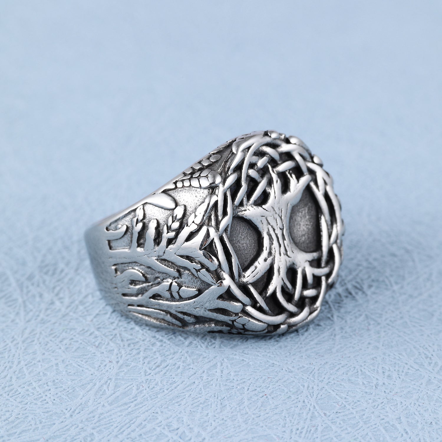 Celtic Knot Tree of Life Ring - Yggdrasil