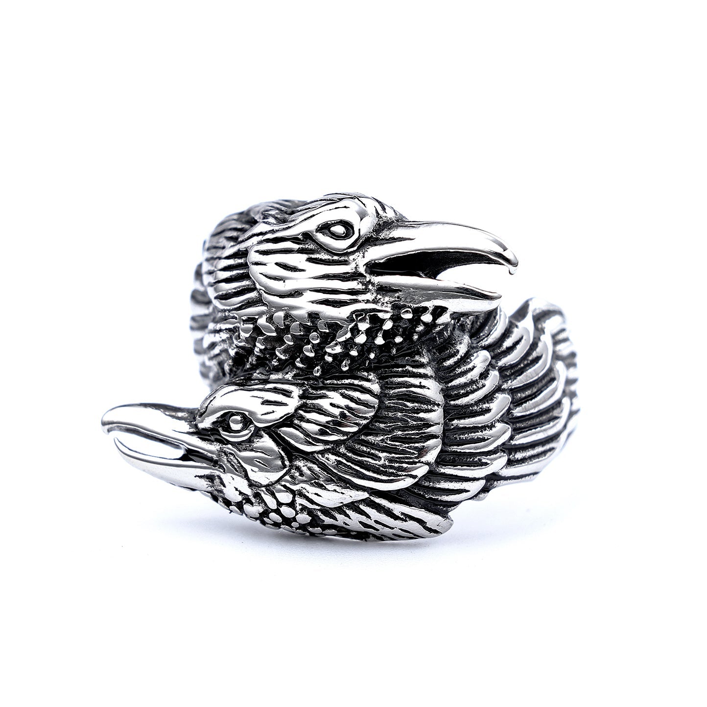 Entwined Ravens Ring