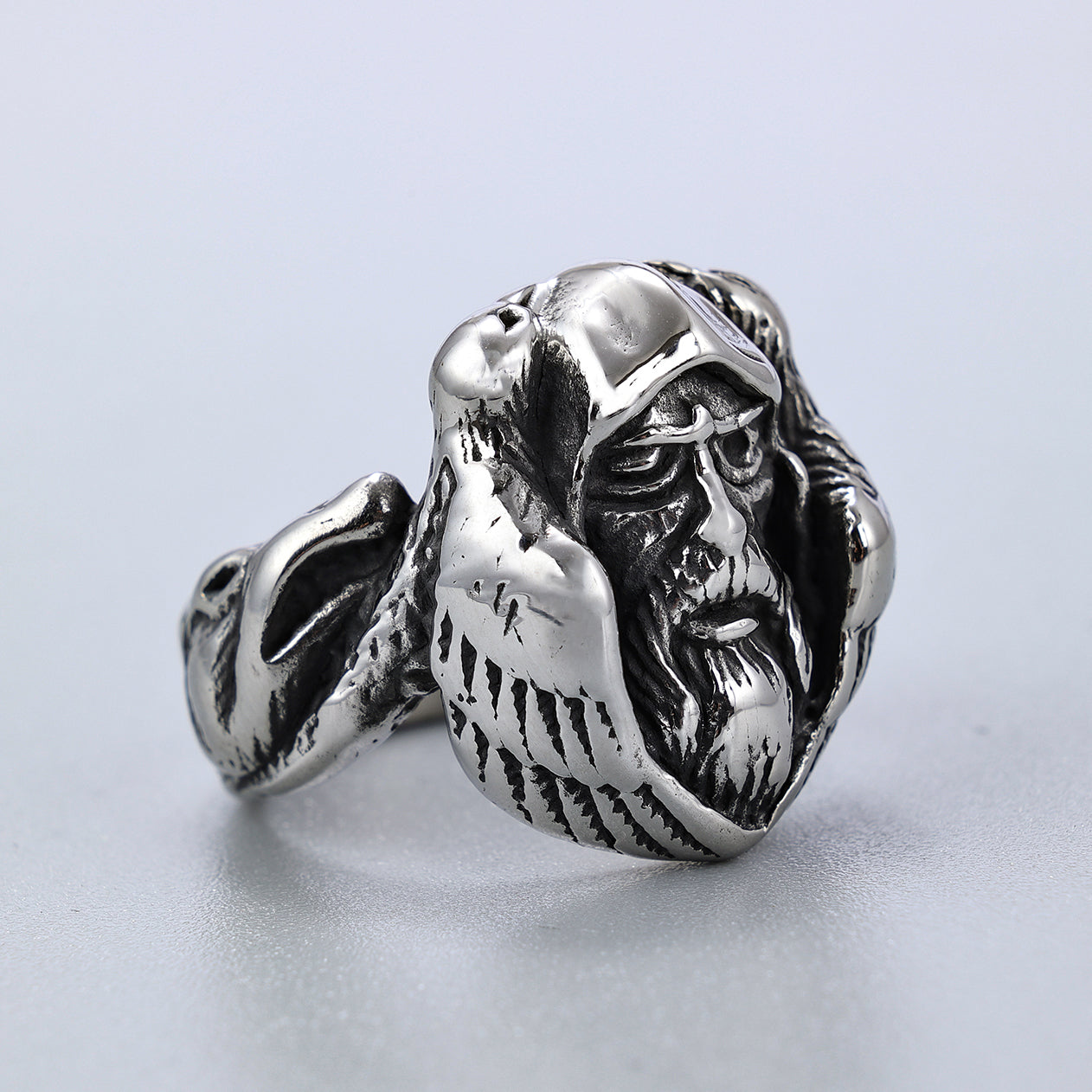 Face of Odin with Ravens Ring — RETIRED
