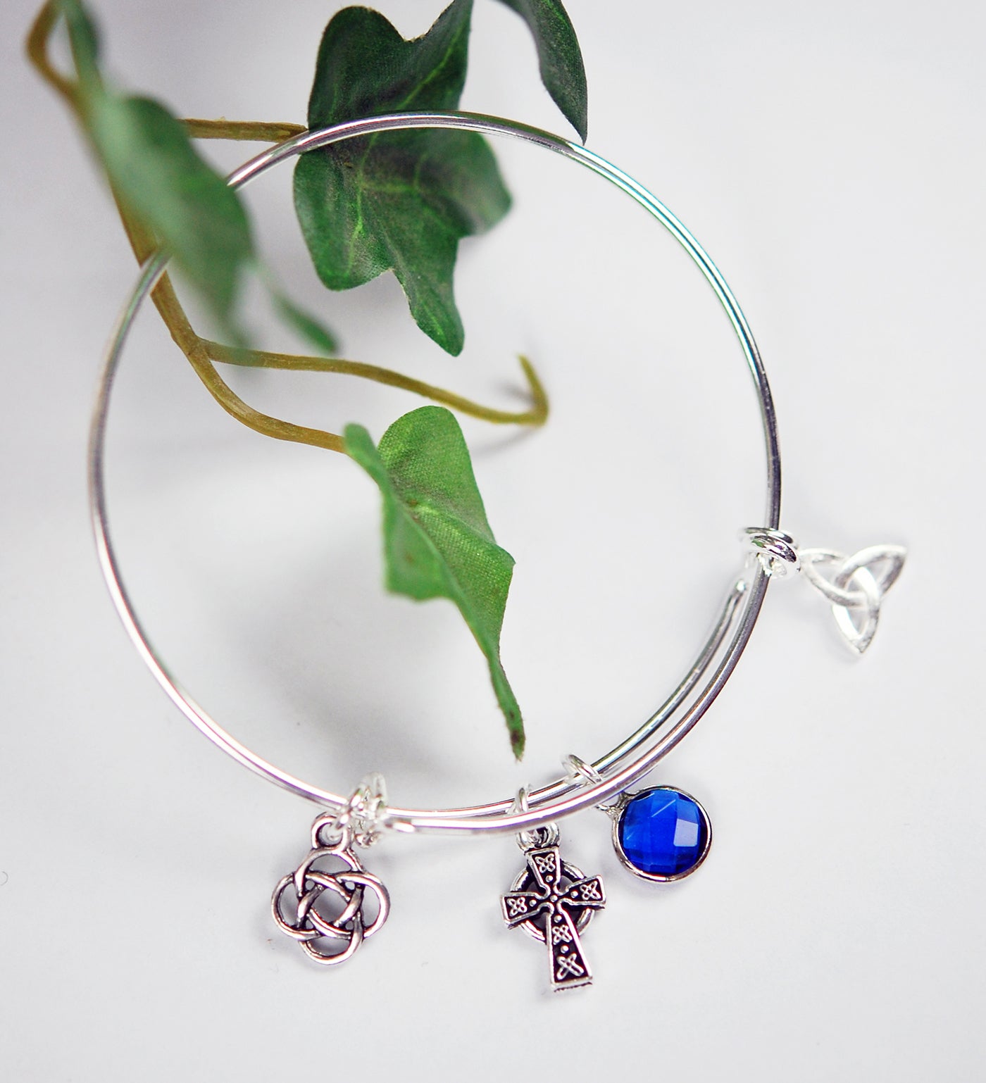 Girl's Celtic Cross Wire Bracelet