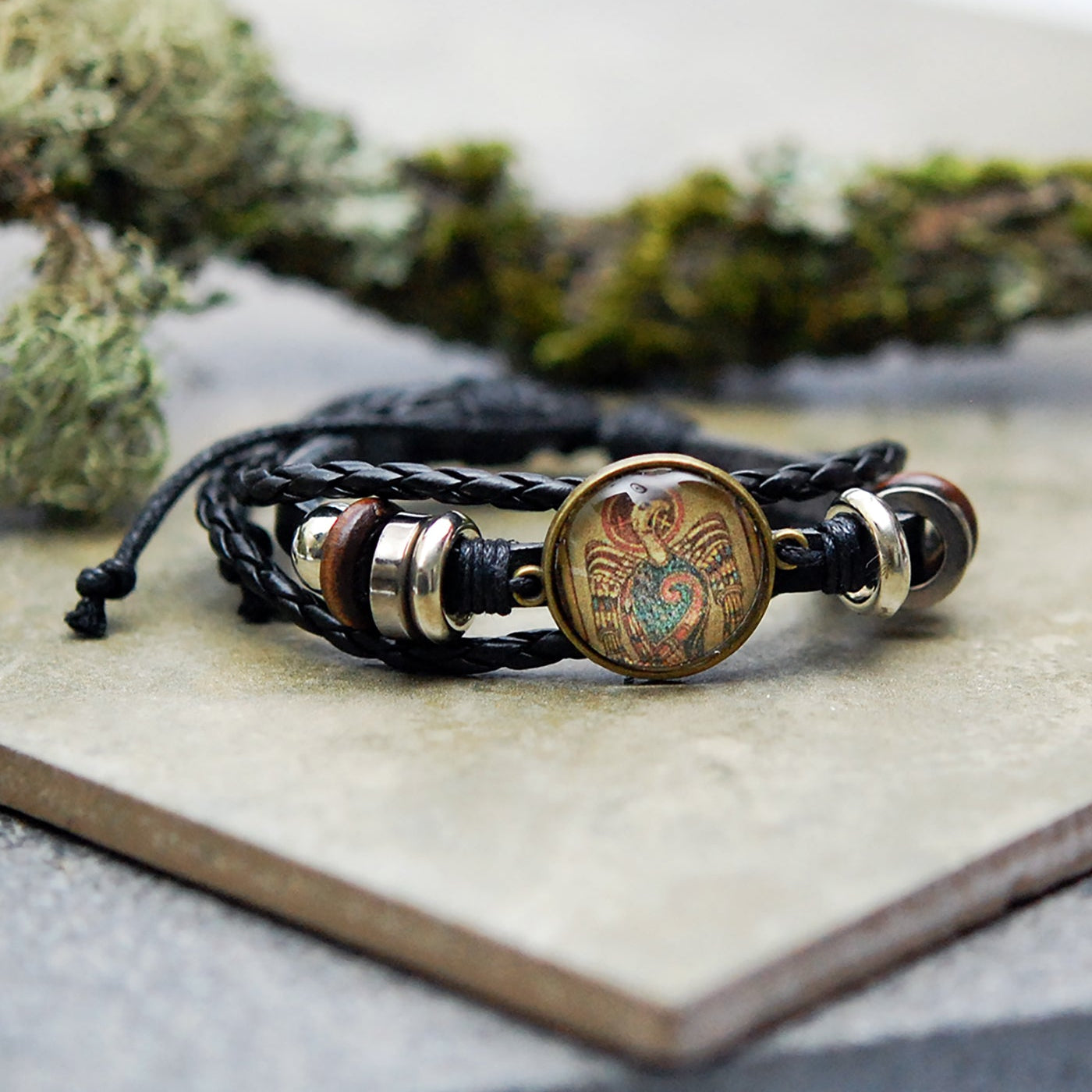 "Winged Eagle" Cabochon Bracelet