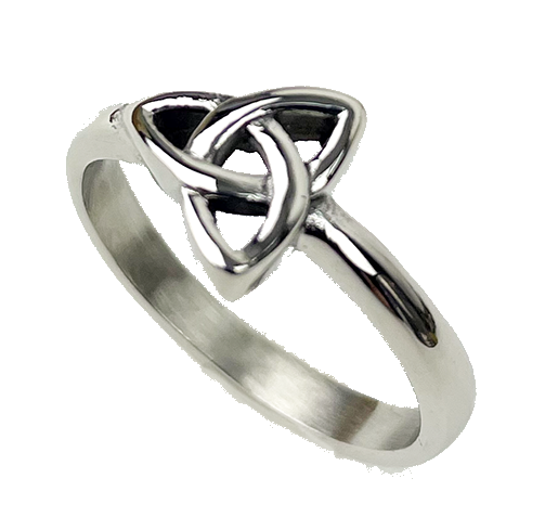 Woman's Celtic Trinity Triknot Ring