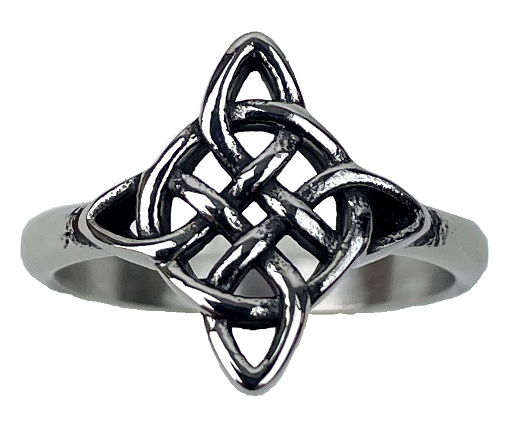 Woman's Diamond Celtic Knot Ring