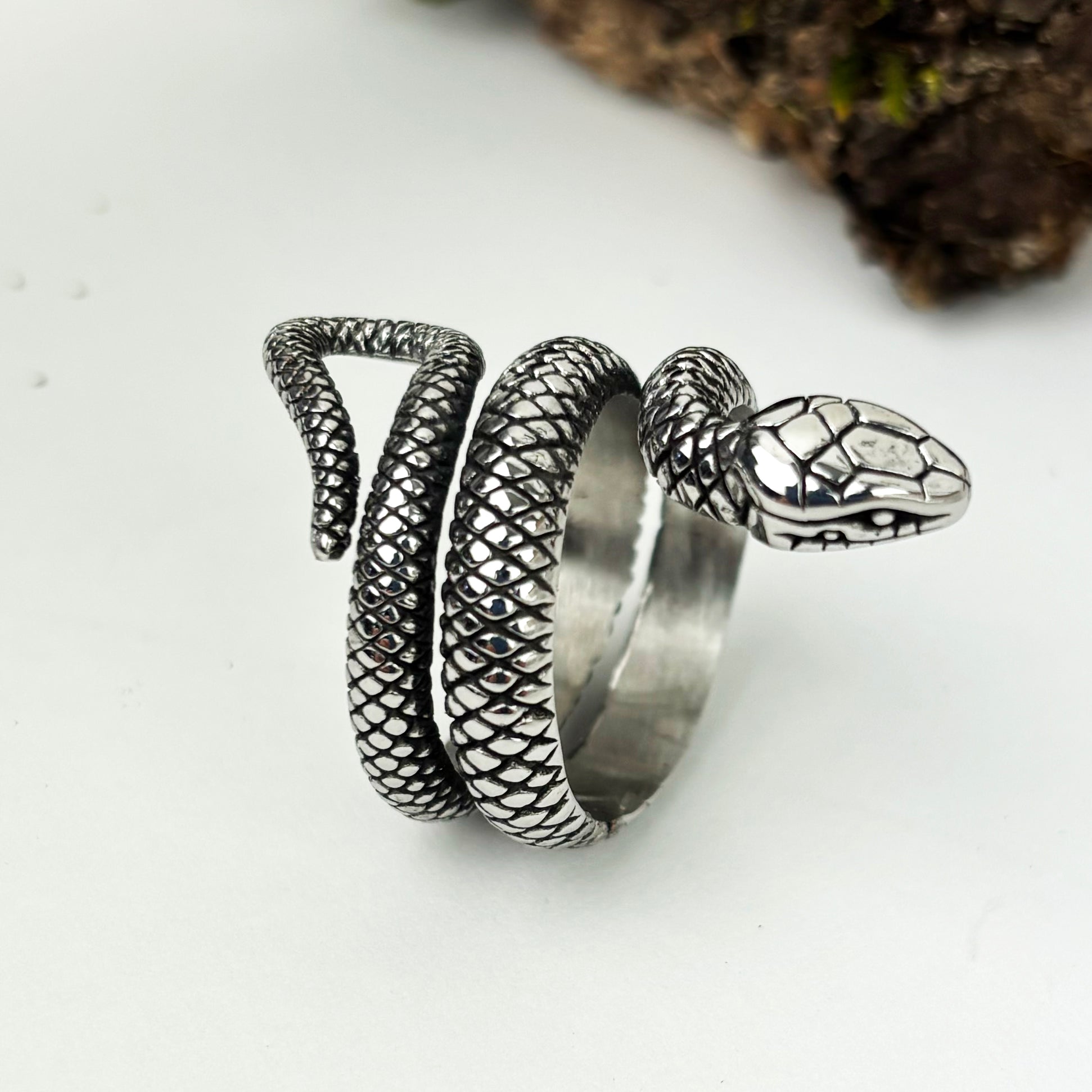 Coiled Snake Ring
