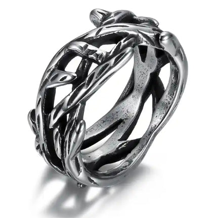 Thorned Stainless Steel Ring