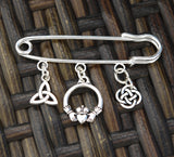 Irish Claddagh Pin