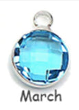 Birthstone Crystal and Celtic Knot Pendant