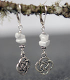 Howlite with Celtic Knots Earrings