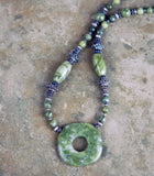 Connemara Marble Center Focal Necklace