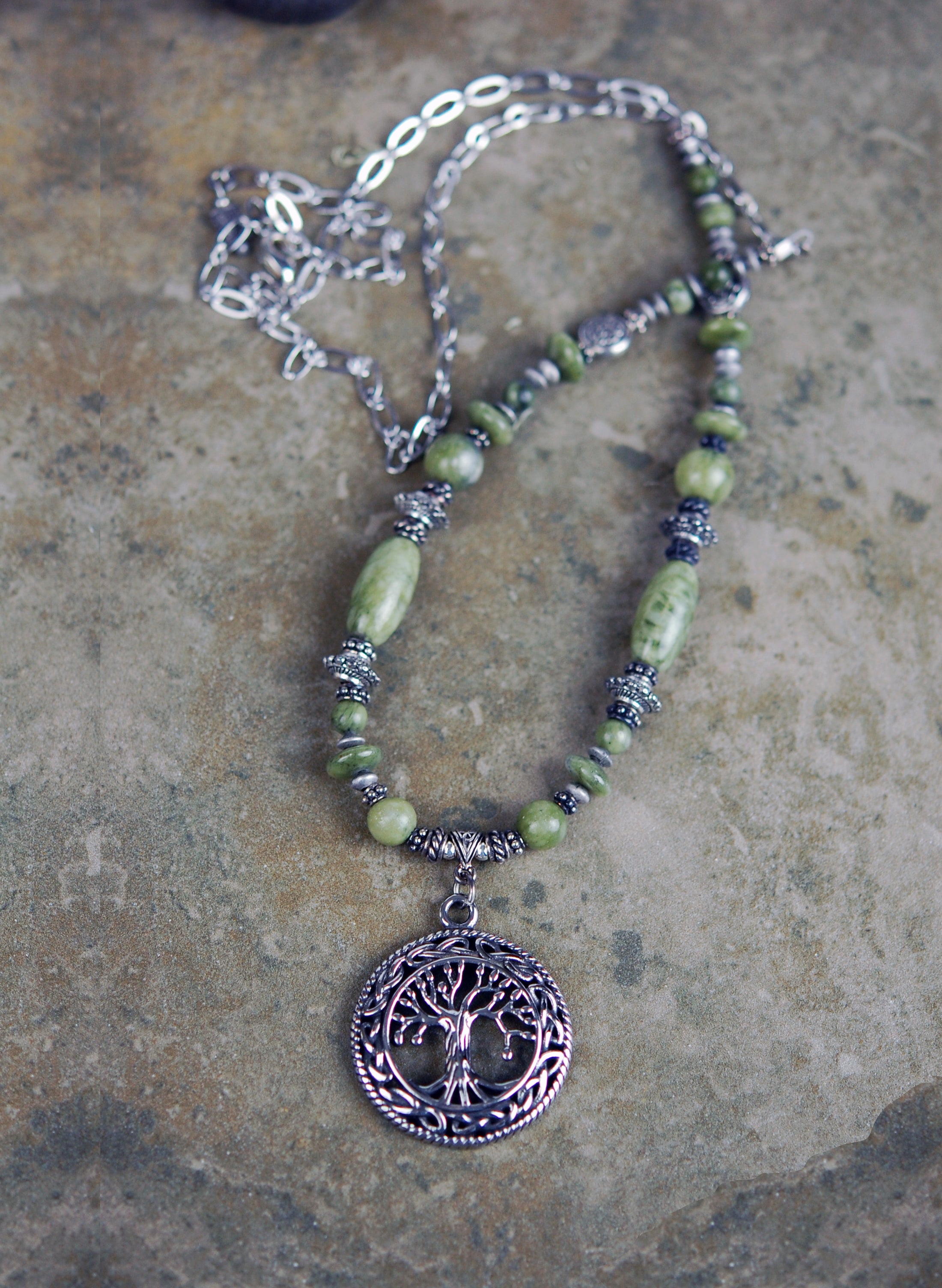 Connemara Marble with Tree of Life Focal