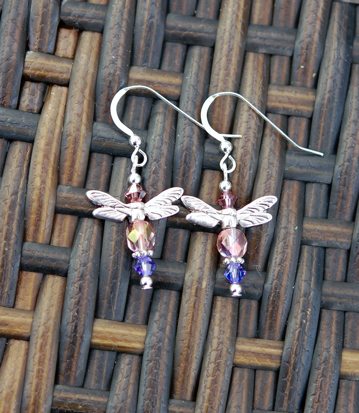 Lavender and Soft Pink Celtic Dragonfly