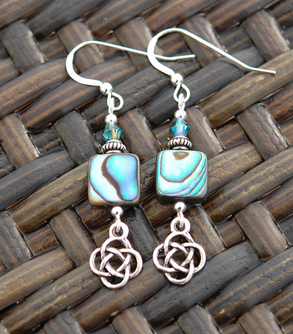 Mother-of-Pearl with Round Celtic Knot