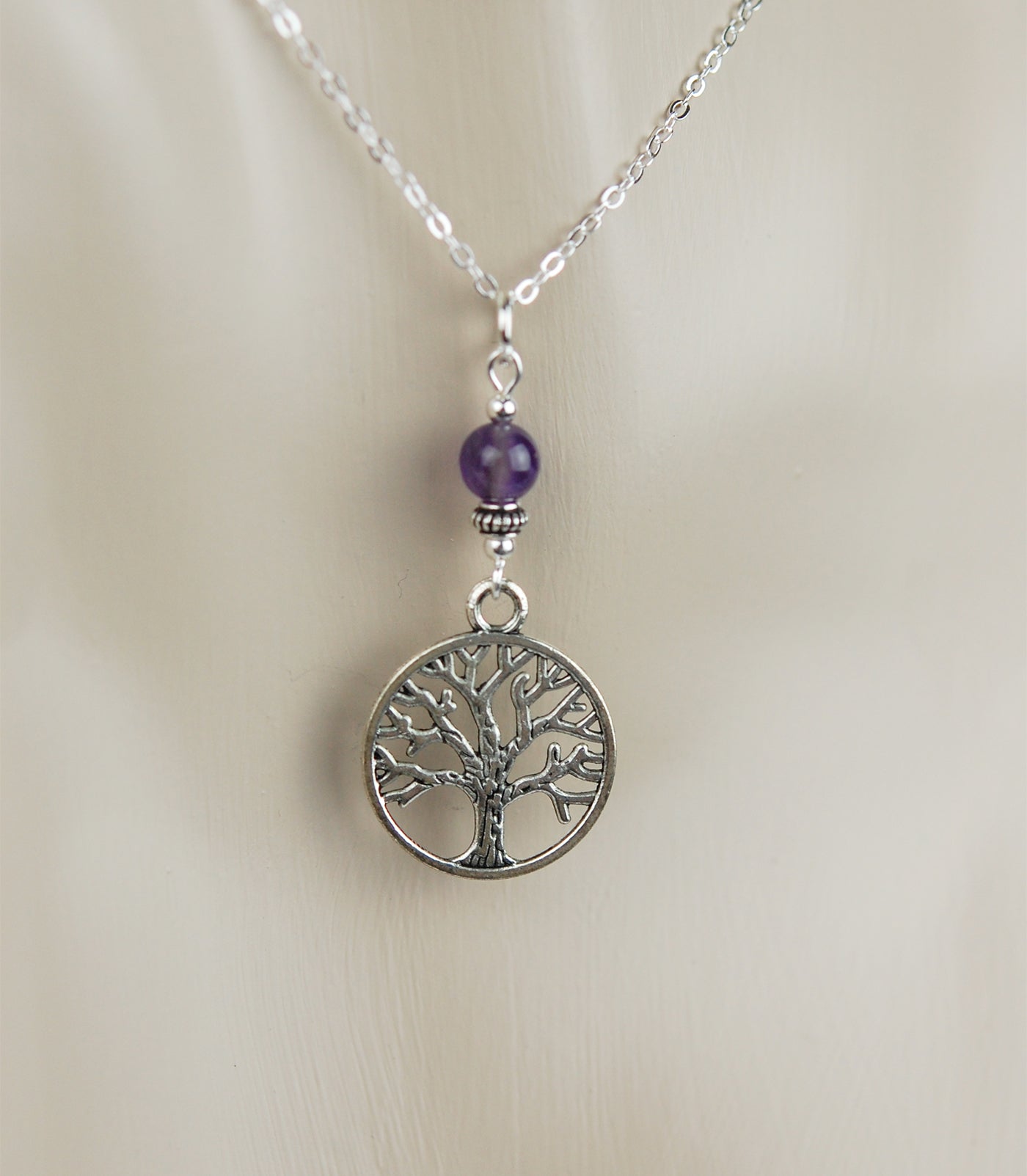 Celtic Tree of Life with Amethyst