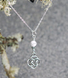 Celtic Knot Drops with Howlite