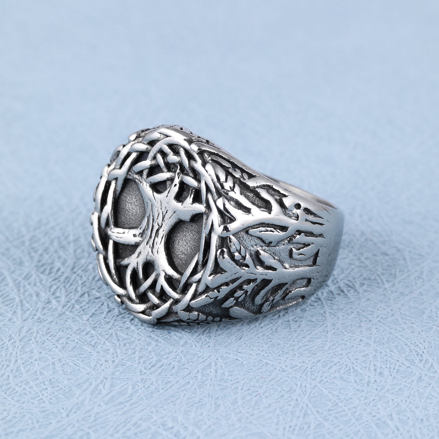 Celtic Knot Tree of Life Ring - Yggdrasil
