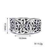 Medium Weight Quad Tri Knot Ring