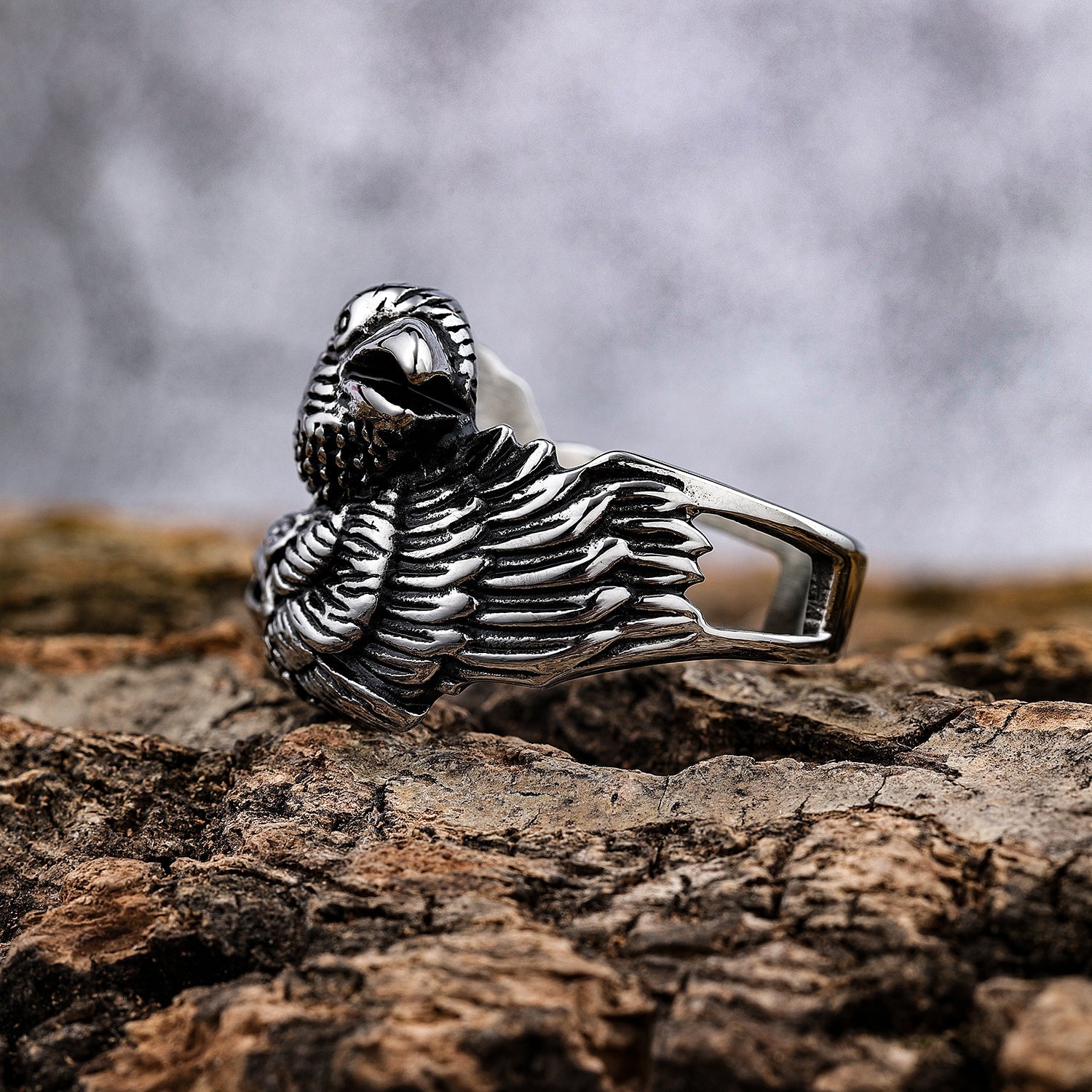 Entwined Ravens Ring