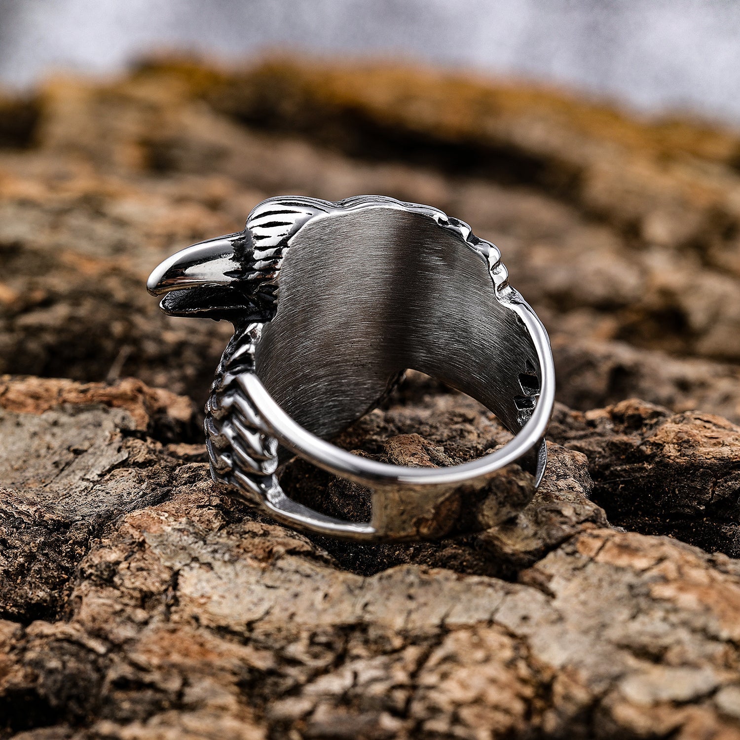 Entwined Ravens Ring
