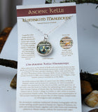 Ancient Kells Manuscript Double-sided Pendant