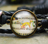 Book of Kells "Guardian" Wolfhound Cabochon Bracelet