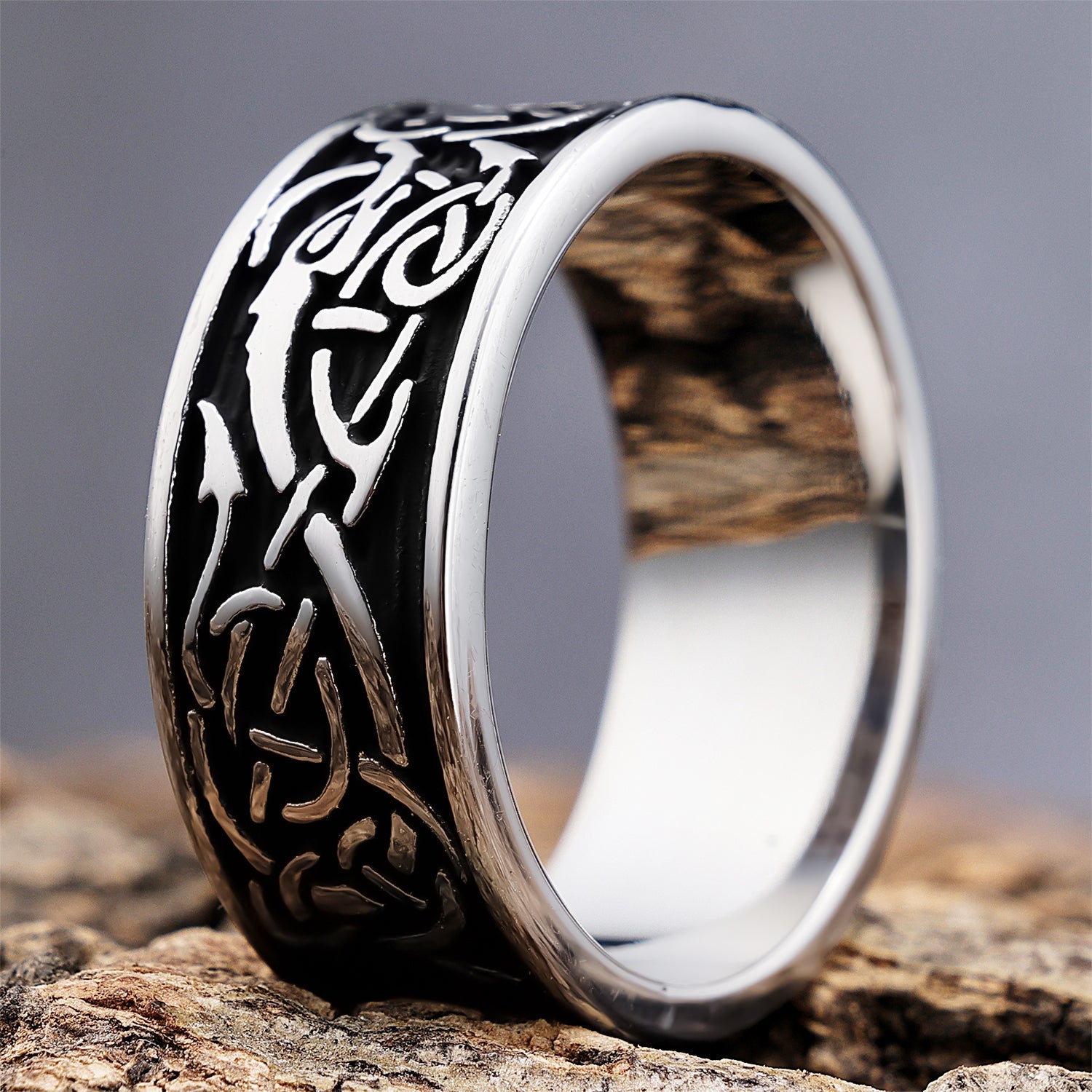 Celtic Dragon Guardian Ring