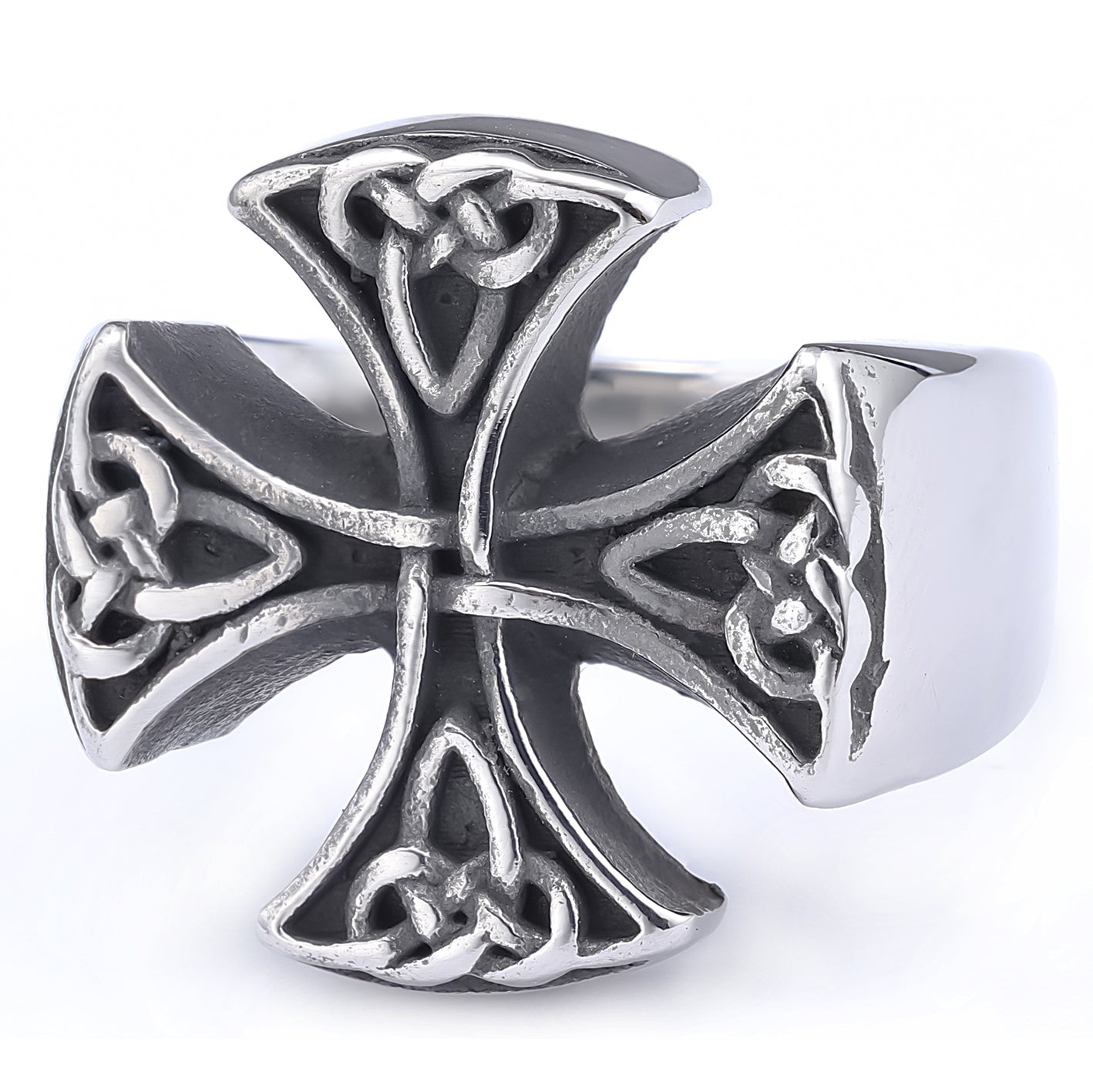 Equal-armed Celtic Knot Cross Ring