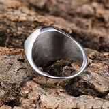 OctagonFramed Scottish  Lion Ring